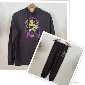 Nightmare Before Christmas Hooded Sweatshirt Sweatpants Set